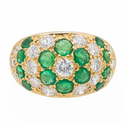 Bague Jonc Or jaune Diamant - Castafiore