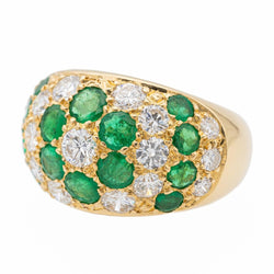 Bague Jonc Or jaune Diamant - Castafiore