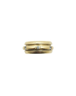 Bague Jonc PIAGET "Possession" en or jaune et diamants - Castafiore