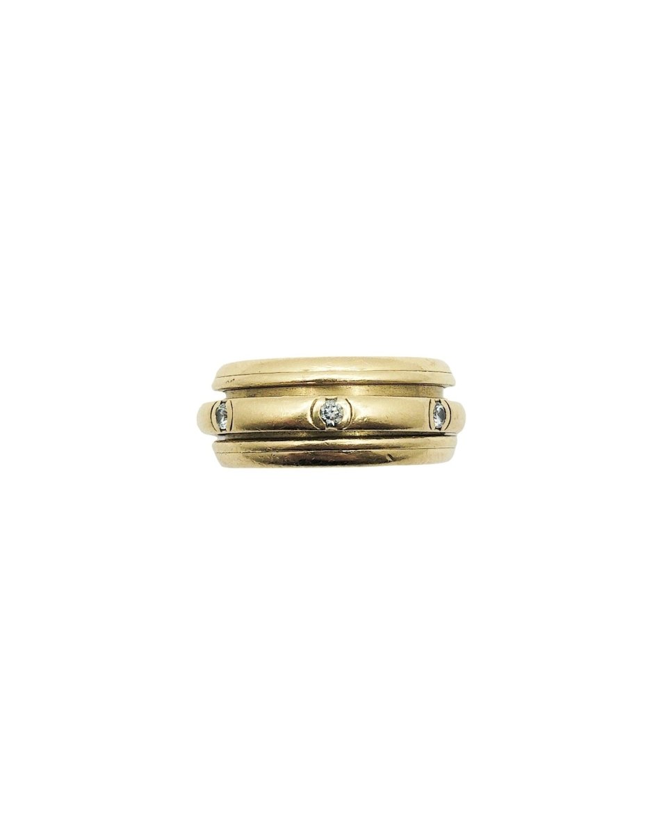 Bague Jonc PIAGET "Possession" en or jaune et diamants - Castafiore