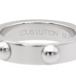 Bague LOUIS VUITTON Clous en or blanc - Castafiore
