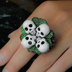 Bague Lydia Courteille Catacombes diamants - Castafiore