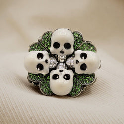 Bague Lydia Courteille Catacombes diamants - Castafiore