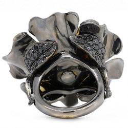 Bague Lydia Courteille or noir diamants - Castafiore