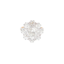 Bague marguerite en diamant - Castafiore