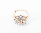 Bague marguerite en diamant - Castafiore