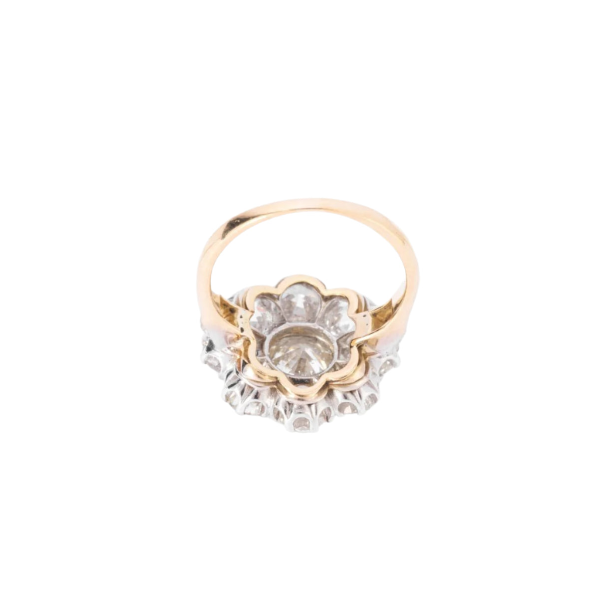 Bague marguerite en diamant - Castafiore