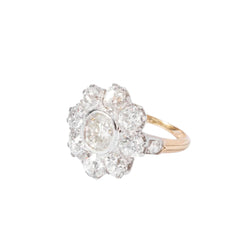 Bague marguerite en diamant - Castafiore