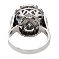 Bague Marguerite en or blanc et diamant - Castafiore