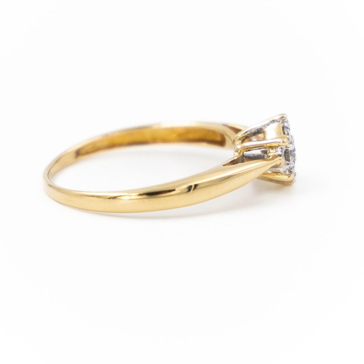 Bague Marguerite Or jaune Diamant - Castafiore