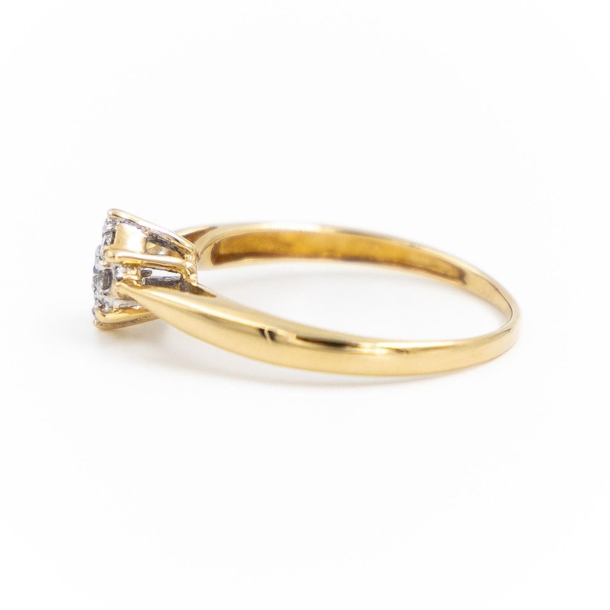 Bague Marguerite Or jaune Diamant - Castafiore