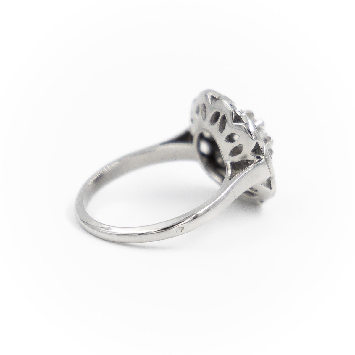 Bague Marguerite Platine Diamant - Castafiore