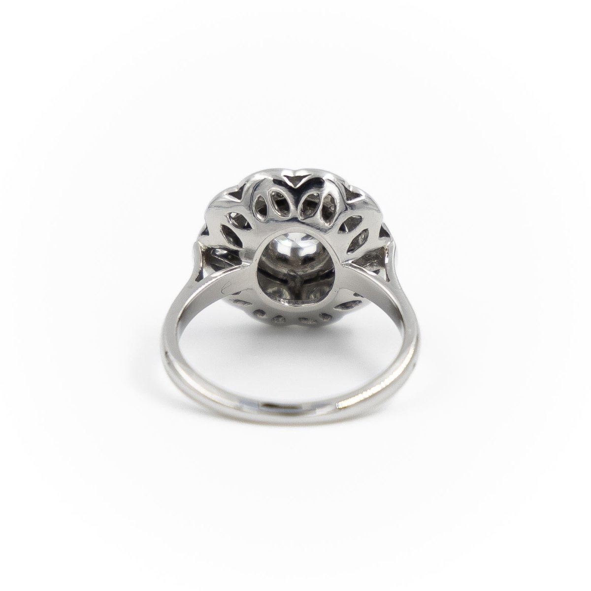 Bague Marguerite Platine Diamant - Castafiore