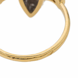 Bague Marquise Or jaune Diamant - Castafiore