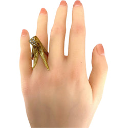 Bague MAUBOUSSIN "1967 S" en or jaune et diamants - Castafiore