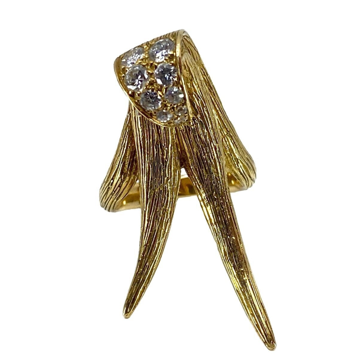 Bague MAUBOUSSIN "1967 S" en or jaune et diamants - Castafiore