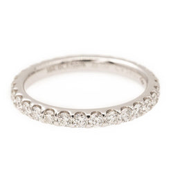 Bague MAUBOUSSIN Alliance américaine en or blanc et diamant - Castafiore