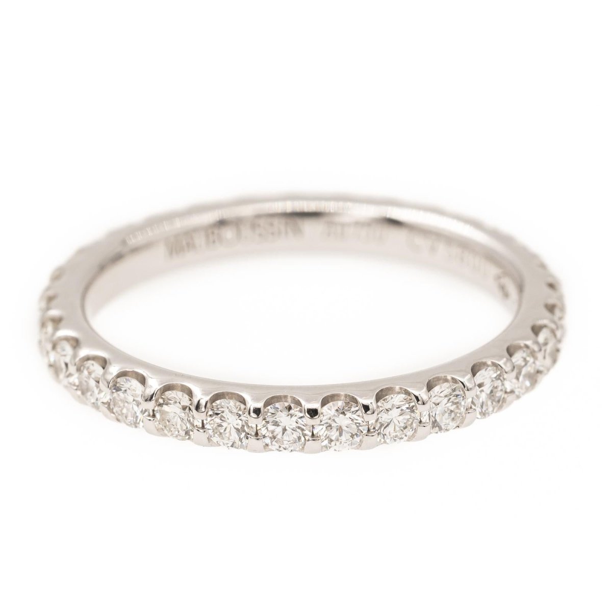 Bague MAUBOUSSIN Alliance américaine en or blanc et diamant - Castafiore