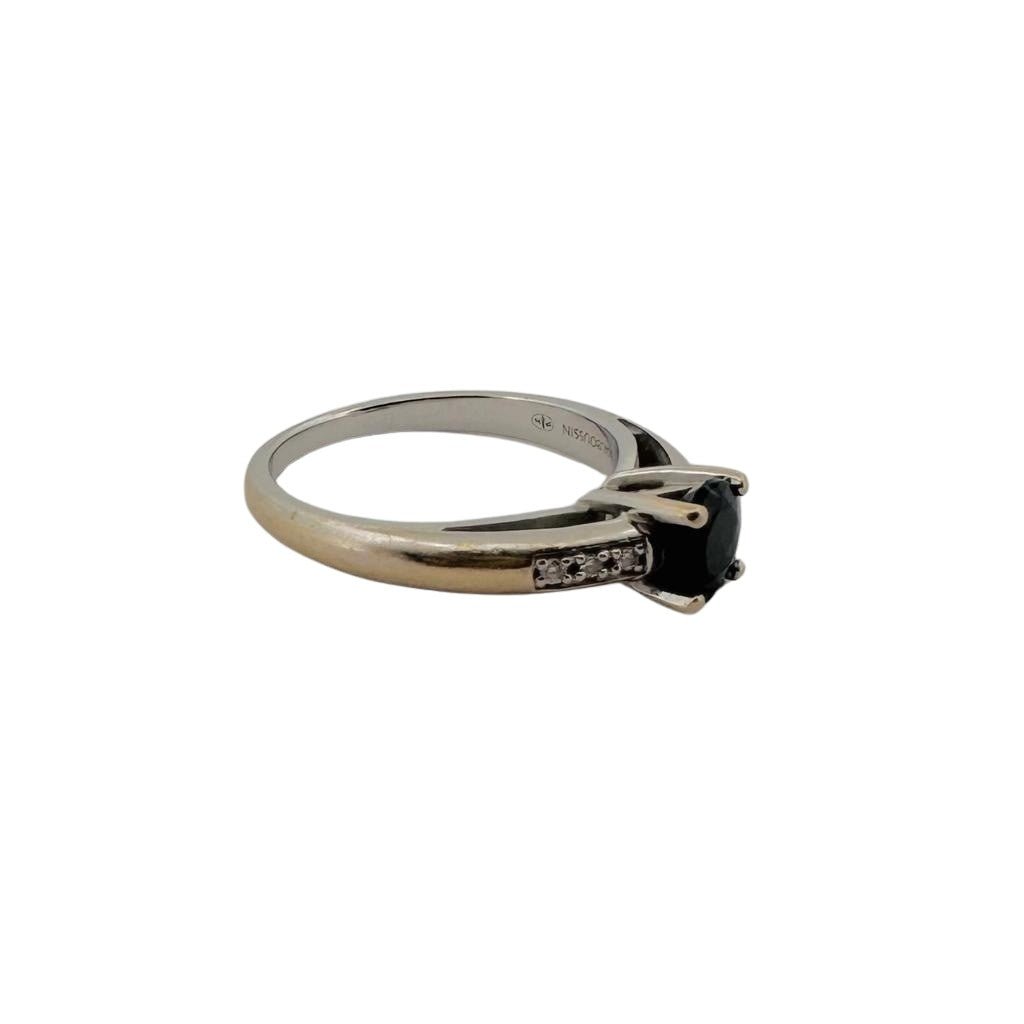 Bague MAUBOUSSIN en or blanc en saphir et diamants - Castafiore