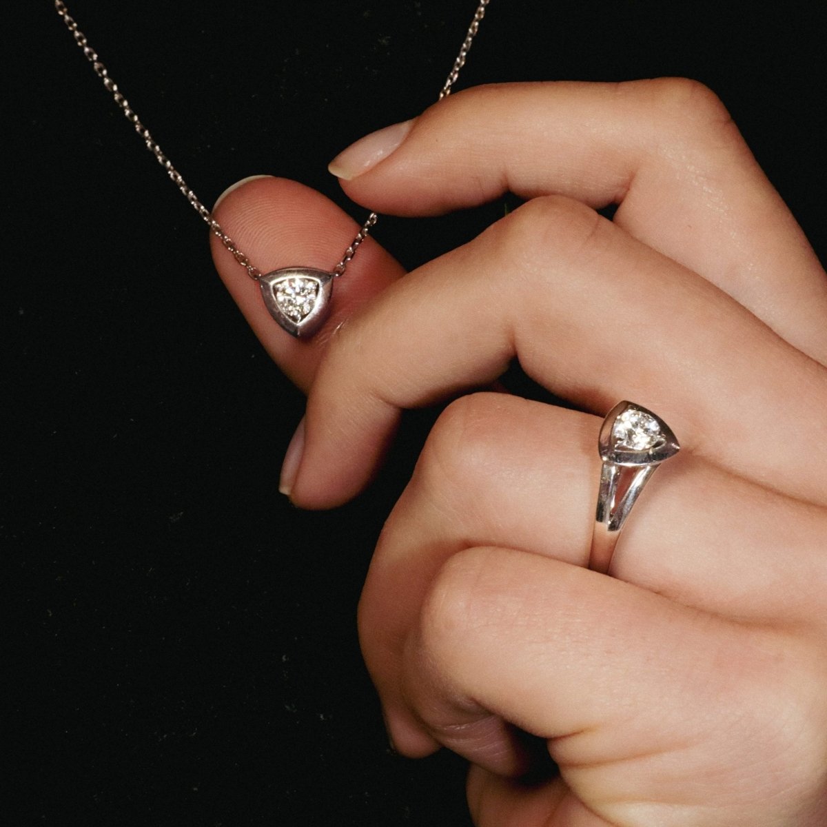 Bague Mauboussin en or blanc et diamant - Castafiore