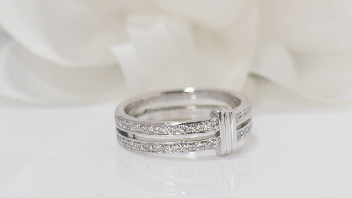 Bague Mauboussin en or blanc et diamants - Castafiore