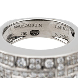 Bague MAUBOUSSIN en or blanc et diamants - Castafiore