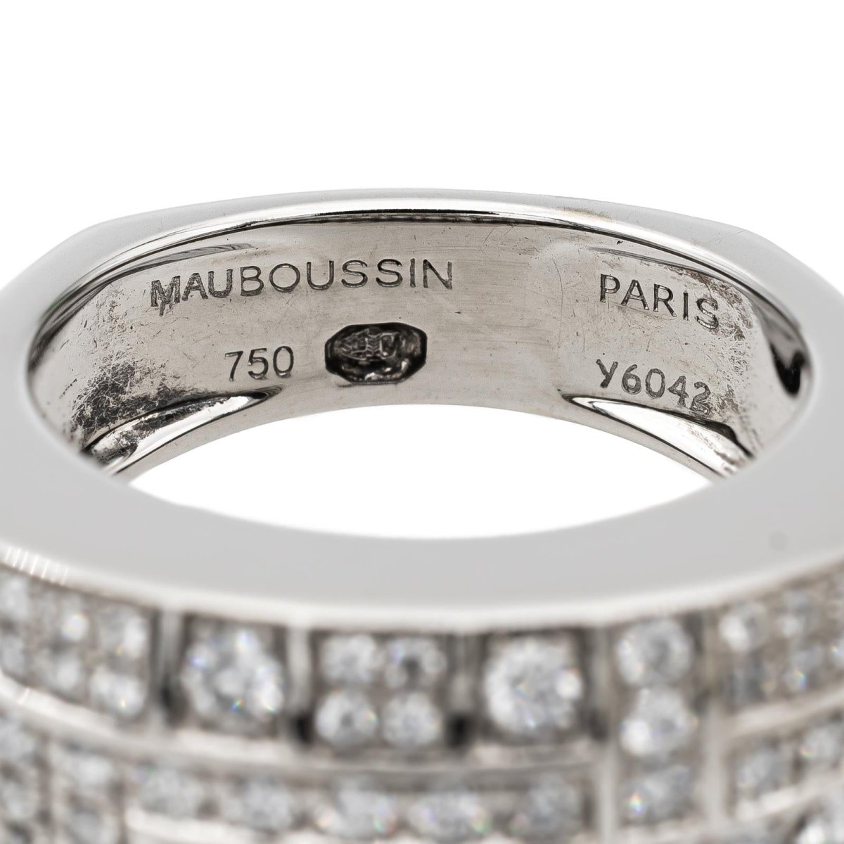 Bague MAUBOUSSIN en or blanc et diamants - Castafiore