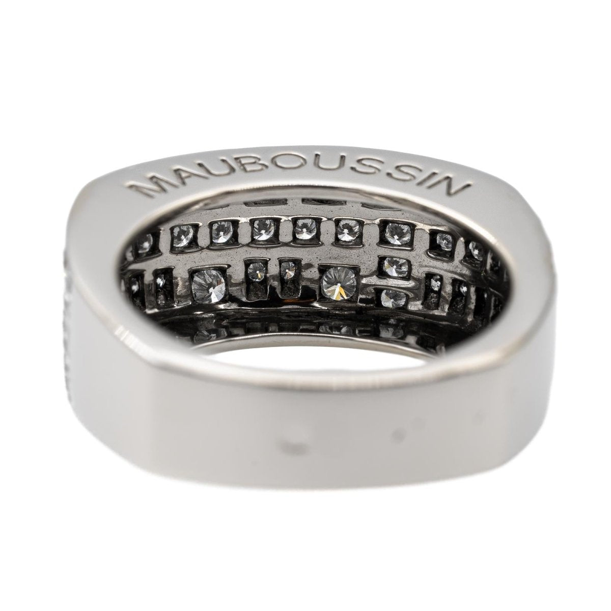 Bague MAUBOUSSIN en or blanc et diamants - Castafiore