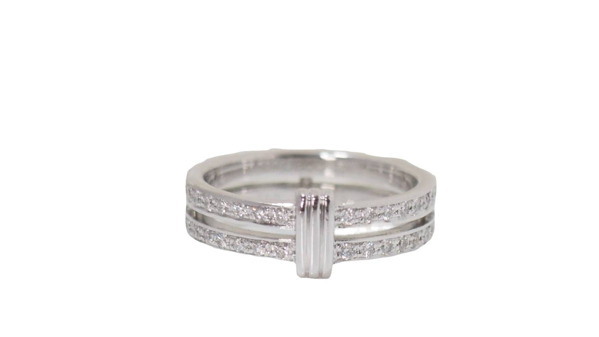 Bague Mauboussin en or blanc et diamants - Castafiore
