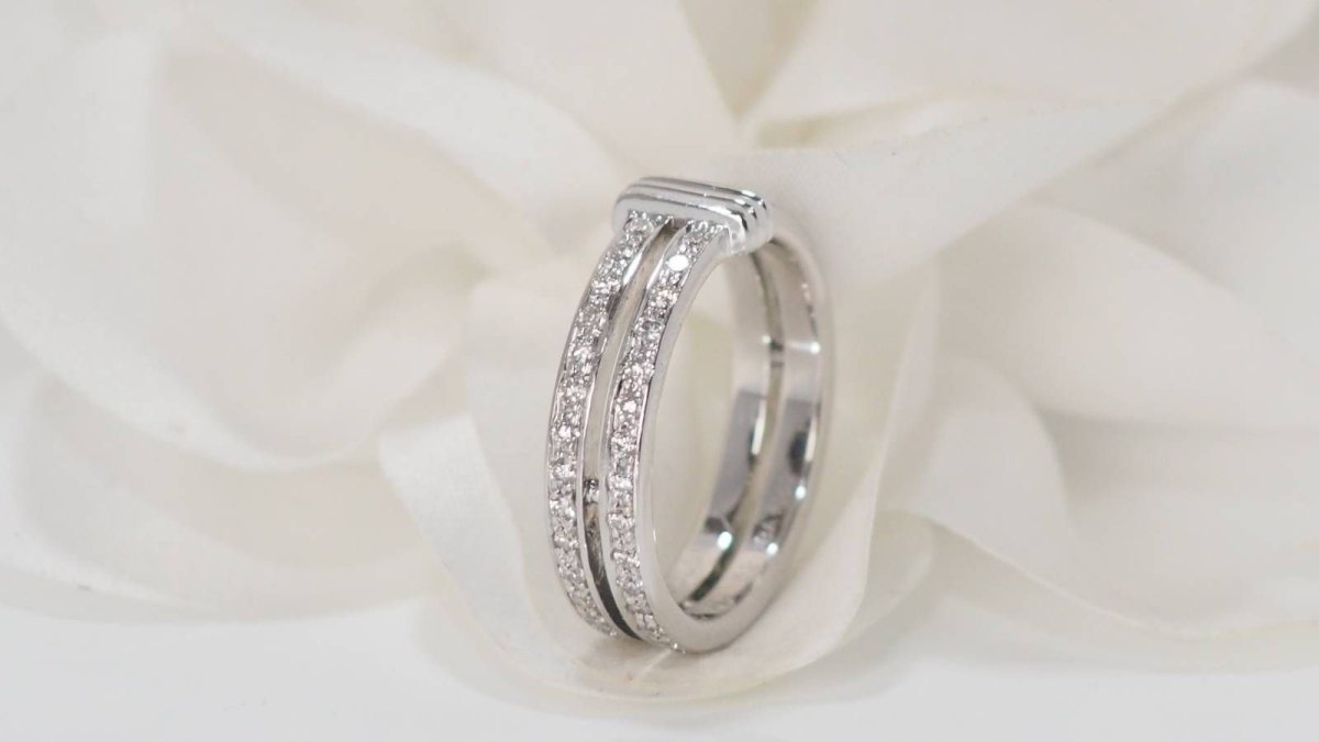 Bague Mauboussin en or blanc et diamants - Castafiore