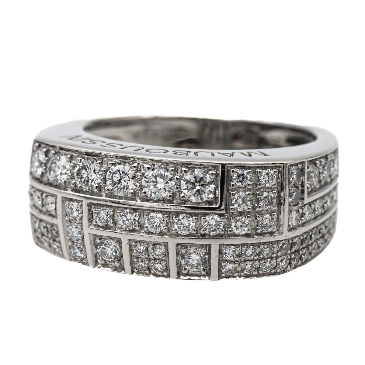 Bague MAUBOUSSIN en or blanc et diamants - Castafiore