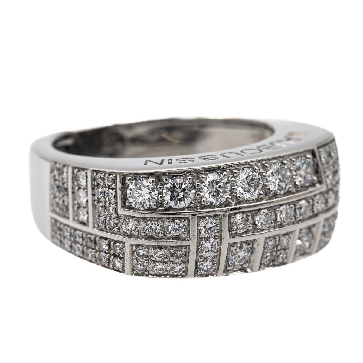 Bague MAUBOUSSIN en or blanc et diamants - Castafiore