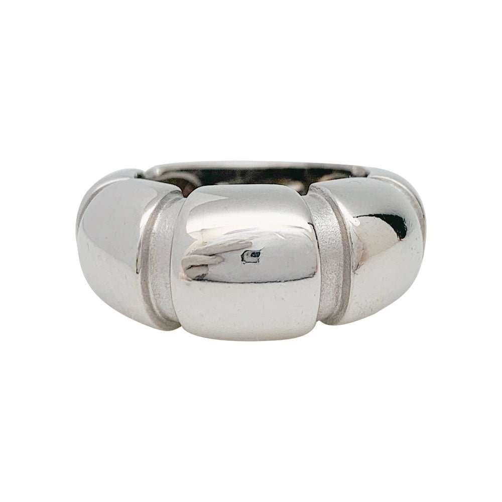 Bague MAUBOUSSIN, "Nadja", or blanc - Castafiore