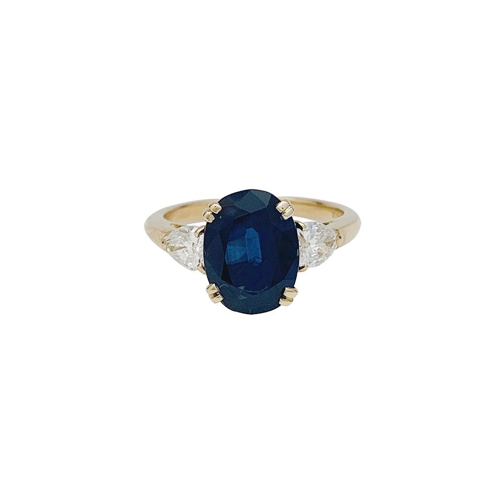 Bague MAUBOUSSIN saphir 3.44 cts et diamants - Castafiore
