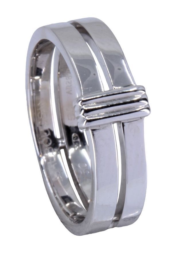 Bague MAUBOUSSIN "Subtile ÉTernité" , En Or Blanc - Castafiore