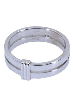 Bague MAUBOUSSIN "Subtile ÉTernité" , En Or Blanc - Castafiore