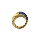 Bague MELLERIO en or jaune et lapis lazuli - Castafiore