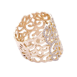 Bague MESSIKA "Eden", en or rose et diamants - Castafiore
