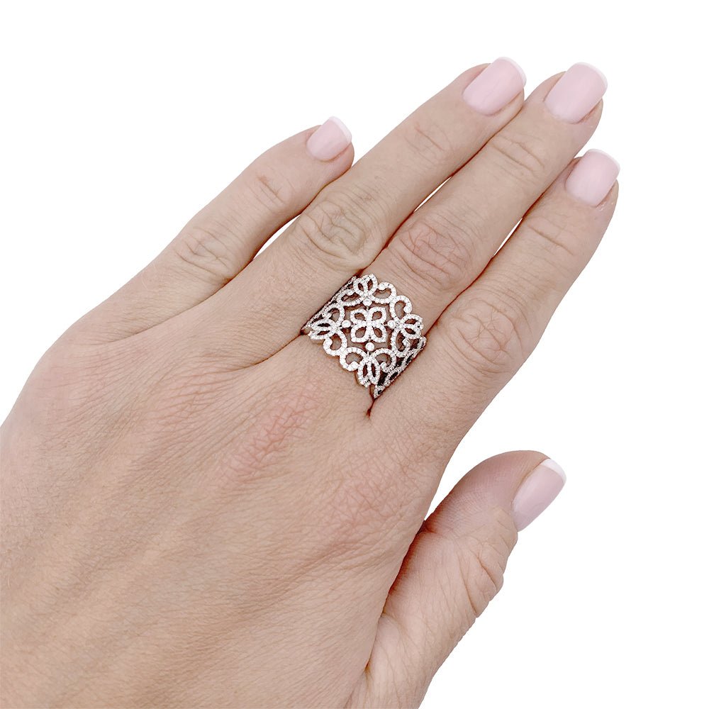 Bague Messika, "Eden", or blanc, diamants. - Castafiore