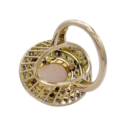 Bague M.Gérard corail, diamants - Castafiore