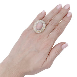 Bague M.Gérard corail, diamants - Castafiore