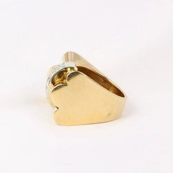 Bague nœud Art-Déco en or et diamants - Castafiore