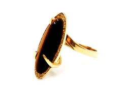 Bague Oeil de tigre en or jaune - Castafiore