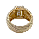 Bague O.J.Perrin, "Vénitien", or jaune, diamants - Castafiore