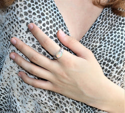 Bague Opale Art Déco - Castafiore