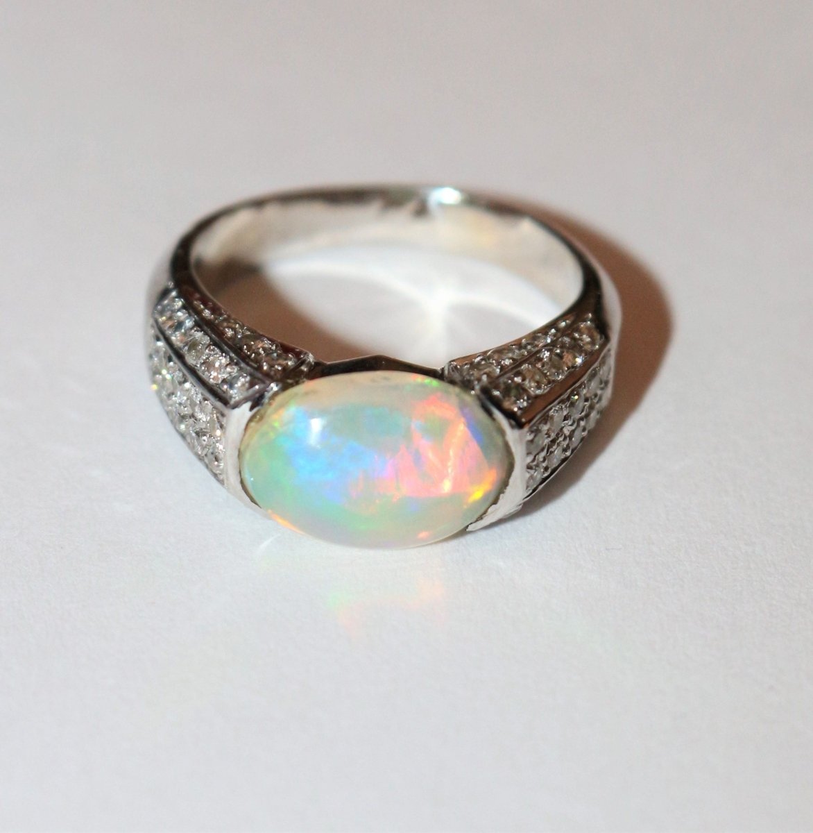 Bague Opale Art Déco - Castafiore