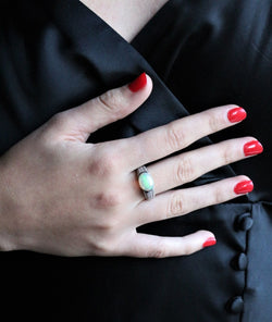 Bague Opale Art Déco - Castafiore