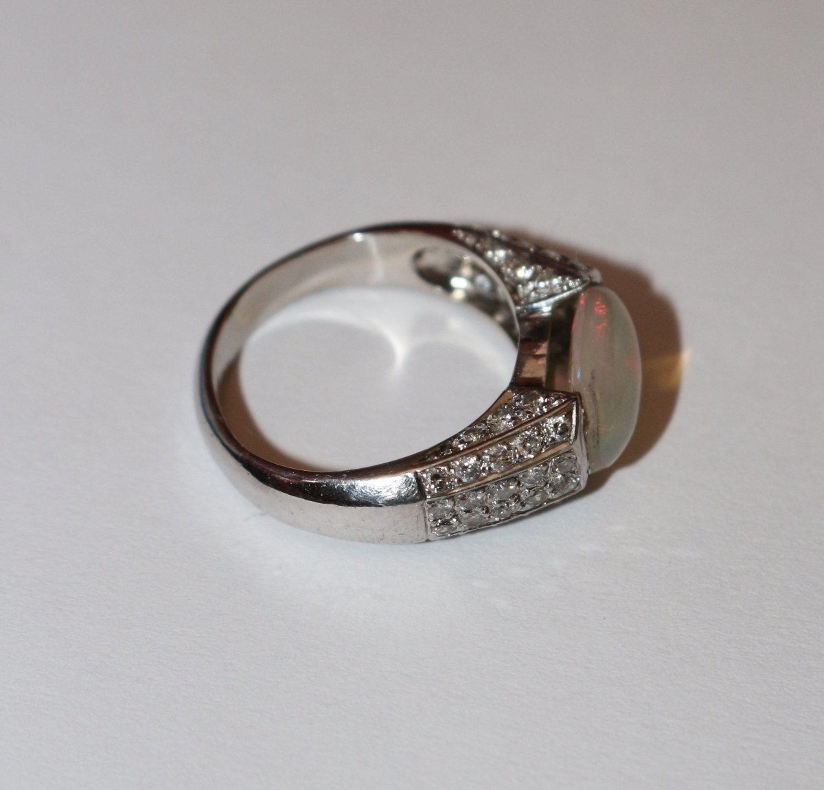 Bague Opale Art Déco - Castafiore