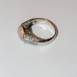 Bague Opale Art Déco - Castafiore