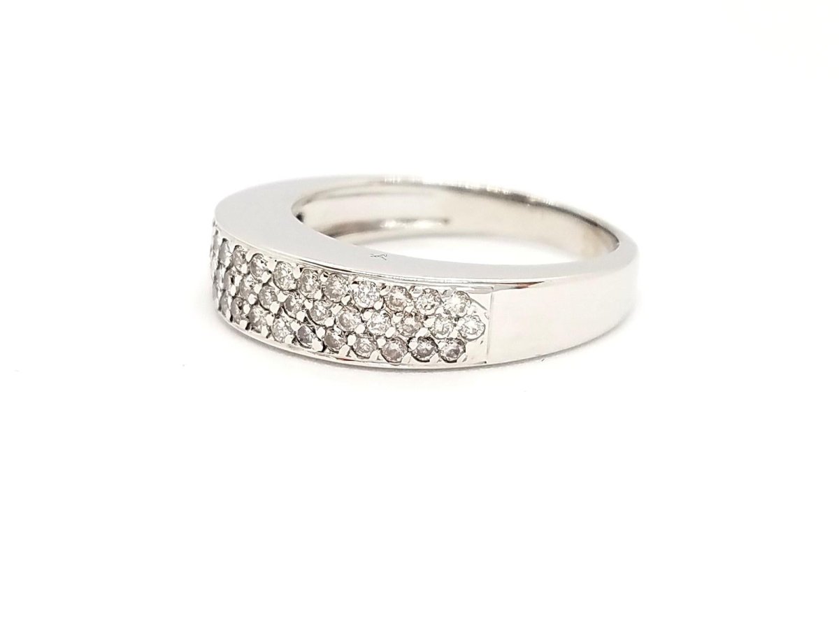 Bague Or blanc Diamant - Castafiore